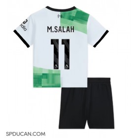 Dječji Nogometni Dres Liverpool Mohamed Salah #11 Gostujuci 2023-24 Kratak Rukav (+ Kratke hlače)